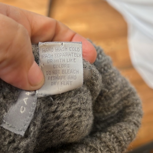 Carroll Reed Wool Fair Isle Turtleneck Knit Sweater size Medium Grays and Blues - Picture 8 of 13